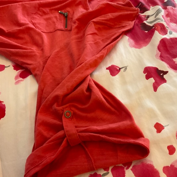 Women’s 1X casual shirt with optional tab sleeves - Picture 6 of 7